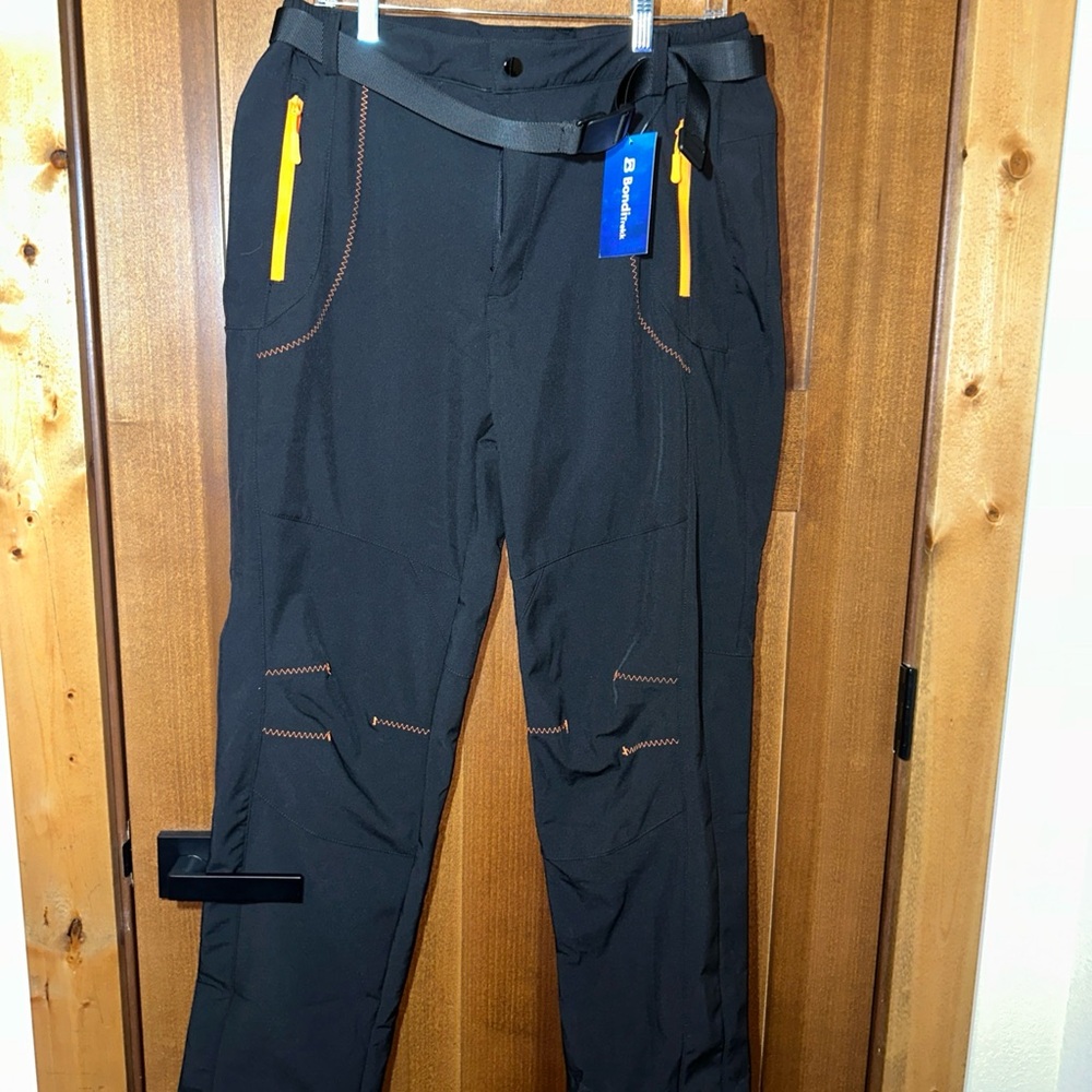 BondiTrekk Mens Large Snow Hiking Pants Fleece Lined Water Resistant NWT